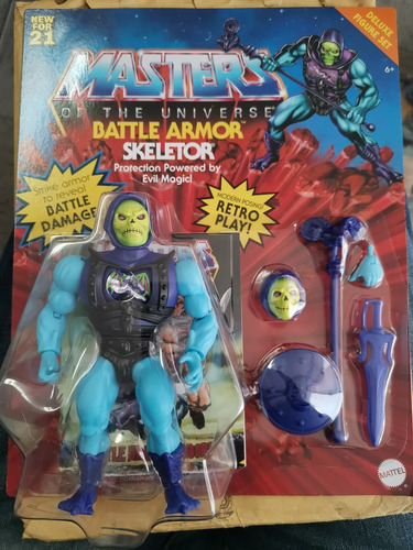 Motu Battle Armor Skeletor Mattel (Usado)
