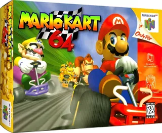 Mario Kart 64 Con Manual Nintendo 64 Físico En Caja
