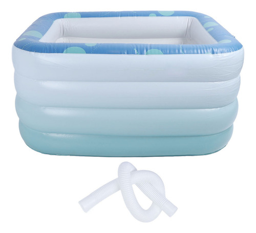 Piscina Inflable Rectangular Para Nadar, Pvc Engrosado, Pleg