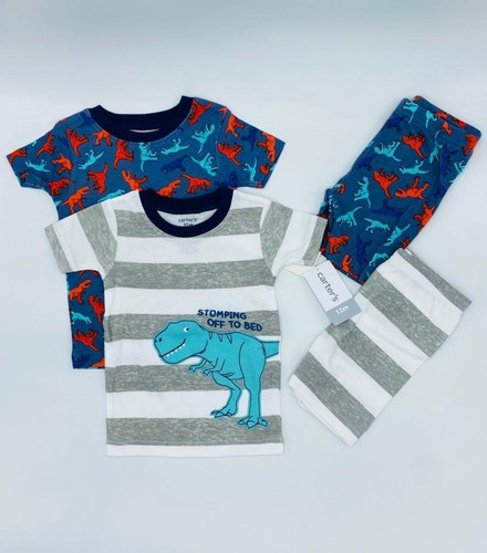Pijama Dinosaurio Para Niño - Set X 2 - Entrega Inmediata