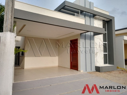 Imagem 3 de 11 de Casa Em Condomínio Central Park I, 3 Quartos, 2 Suítes, 125m², Em Nova Parnamirim - Vc01556