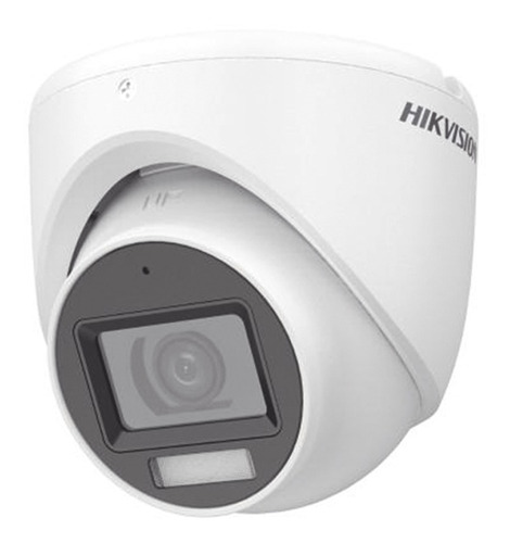 Domo Hikvision 2 Mpx Luz Dual Micróf Ext  Ds-2ce76d0t-lmfs