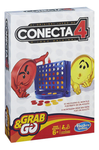 Jogo Connect 4 Grab And Go B1000 Hasbro Mundo Magico