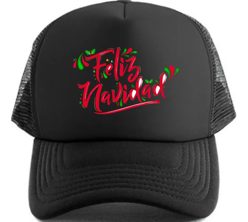 Gorra Vinilo Trucker Personalizada Navidad Fiestas Regalo