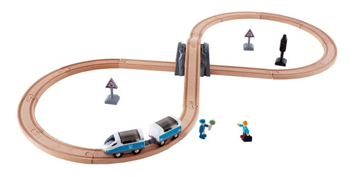 Hape Pista 8 Tren Bala De Madera Adaptable Trencity