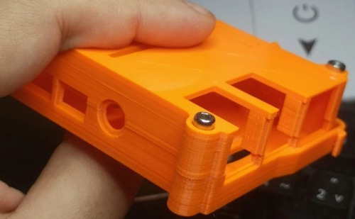 Case/base Fixadora Raspberry Pi 4 - Trilho Din