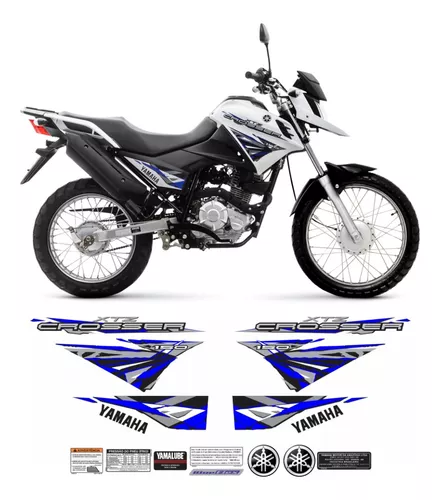 Kit Faixas Adesivos Yamaha Xtz Crosser 150 S 2022 2023