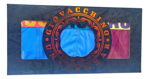 Boxer Algodón - Pack-3 Unidades Talla- S Giovacchino