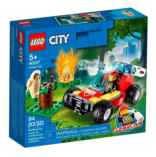 Bloques Lego Forest Fire - Juego De Encastre 84 Pcs - Vaj