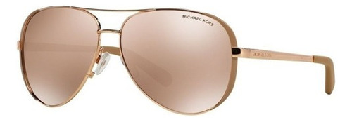 Oculos Sol Michael Kors Mk5004 1017r1 59 Rosê Rosa Espelhada