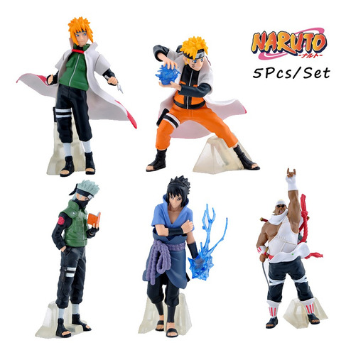 Kit 6 Figuras De Acción Pvc Anime Naruto Generation 32