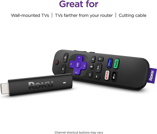 Convertidor Smart Tv Roku Stick 4k 2021 3820r Full Hd