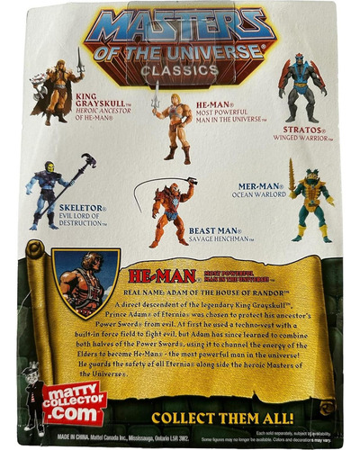 Figura De Acción He-man Maestros Del Universo Clásicos