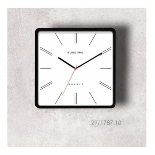 Reloj De Pared Eurotime 29/1787.10 Negro