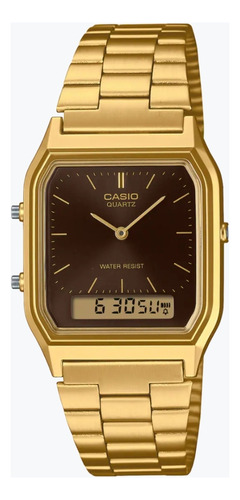 Reloj Casio Aq-230ga Análogo Digital Dorado