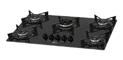 Imagem 5 de 7 de Kit Fit Line Fischer Coifa Parede 90cm + Cooktop 5 Bocas