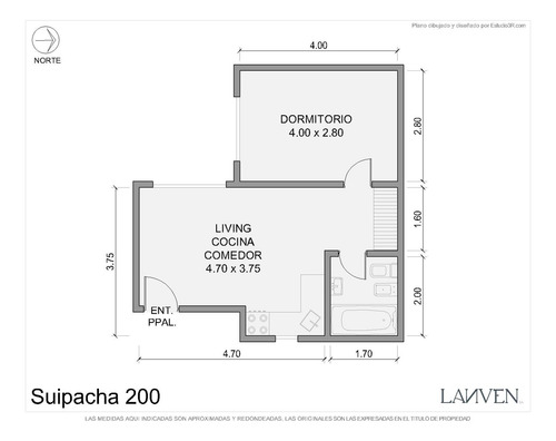 Venta Departamento 2 Ambientes En Centro/microcentro