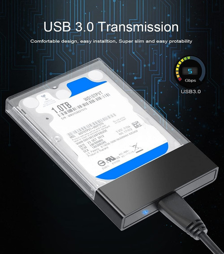 Housing Caja De Diso Duro Externo Sata Usb 3.0