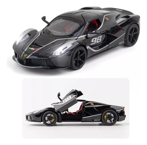 T Coches De Metal En Miniatura Ferrari Laferrari Fxxk 1/22