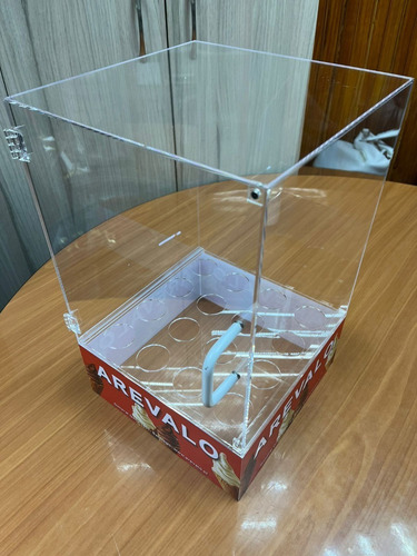 Imagen 3 de 3 de Porta Conos Helados Dispensador Rectangular Arevalo