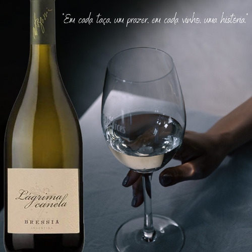 Vinho Argentino Bressia Lágrima Canela 750ml Kit 6