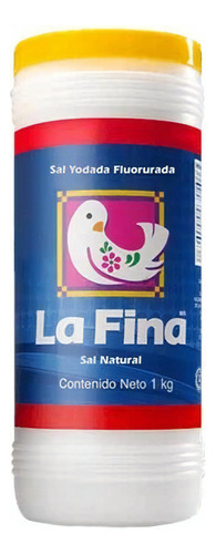 Sal Natural La Fina Yodada Fluorurada Bote De 1kg