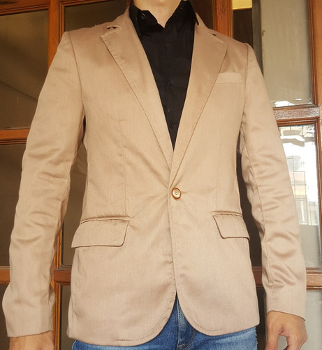 Blazer Beige Masculino Vestiges (saco Hombre Informal)