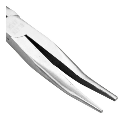 Imagen 2 de 7 de Pinza De Punta Curva Larga 11 Pulgadas Black Jack B087