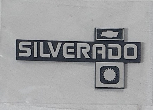 Emblema Silverado Para Moldura De Tablero Silverado 81-87