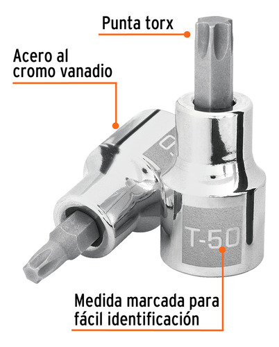 Dado Torx T50 X 1/2 Truper Cod: 1540600