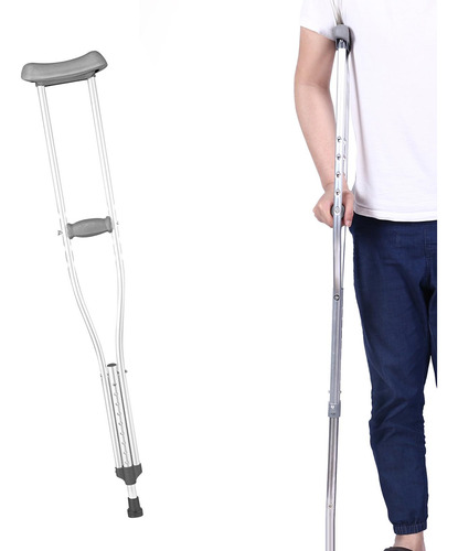 Muleta Para Axilas, Altura Ajustable Portátil Para S