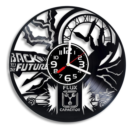 Art Vintage Reloj De Pared De Vinilo Regreso Al Futuro, Reg.