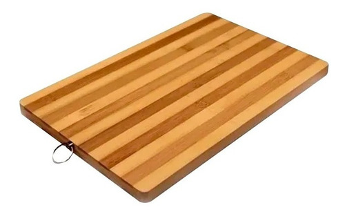 Tabla De Madera Picar Cortar Asado Grande Bambu Sustentable