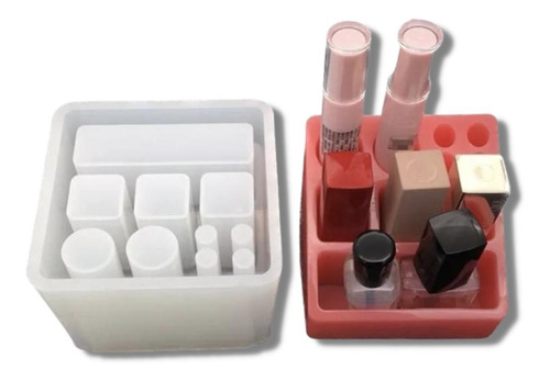 Molde Silicona Porta Maquillaje Organizador - Mediano