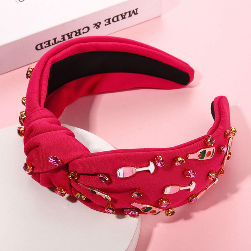 Yahpern- Diadema De Champán Para Mujer, Diadema Con Nudo En