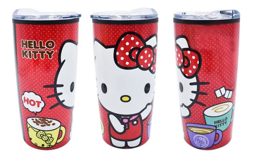 Termo Doble Pared Hello Kitty Vaso Termico Hello Kitty