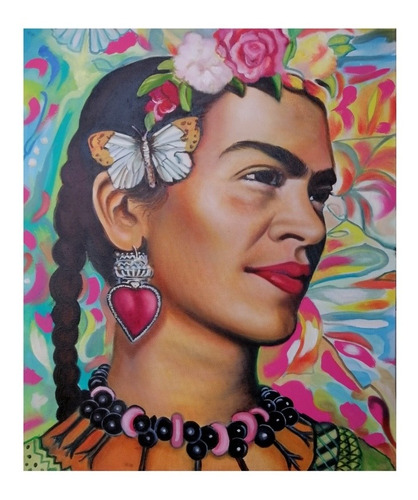 Cuadro Pintura Frida Kahlo.no Impreso.decoración. Cuadros. 