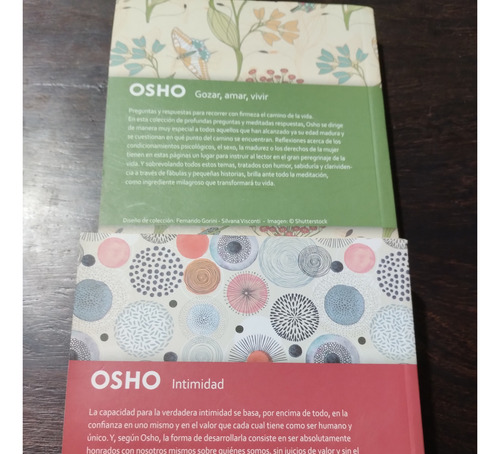 Lote X 2 Osho: Intimidad/ Gozar, Vivir, Amar. Usados.olivos (Usado)