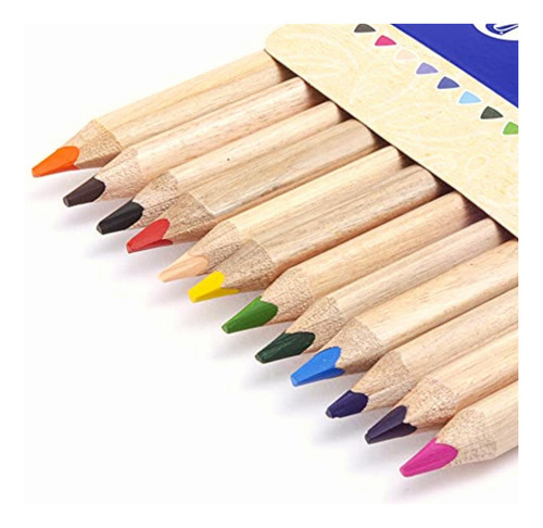 Pelikan 30330328 Lápices De Colores Triangulares, Cuerpo De