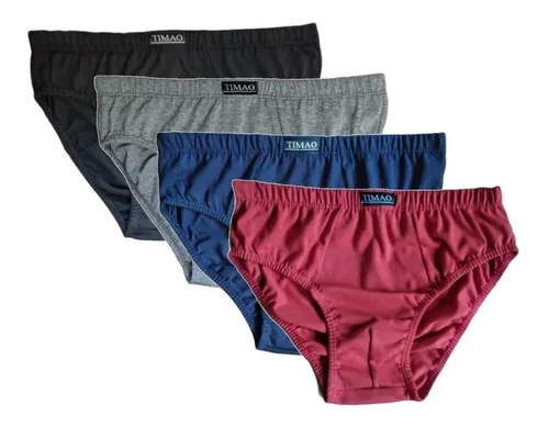 Slip, Calzoncillo De Hombre Algodon Pack X6