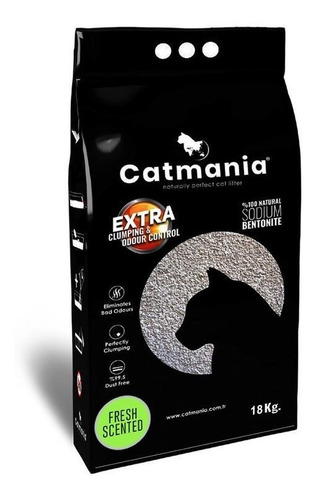 Arena Aglomerante Catmania 18 Kg Fresh Scented Con Regalo