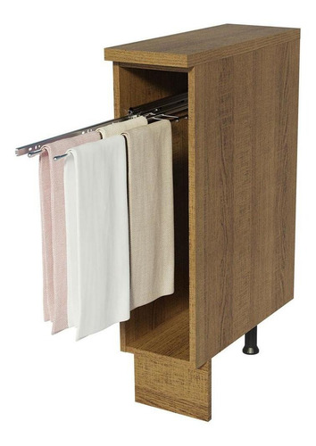 Gabinete Porta-toallas Cocinas Madesa Glamy Con Tarja Mm Color Rustic