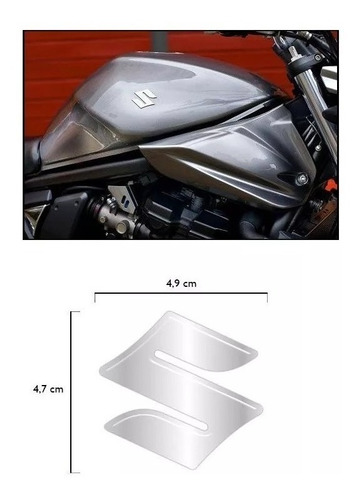 Imagen 3 de 3 de Emblemas Suzuki Moto Tanque V-strom Gsx R Hayabusa, Resinado