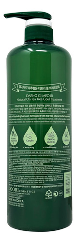 Daeng Gi Meo Ri-tea Tree Cool Shampoo, Óleo De Tea Tree E Ex