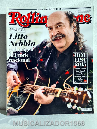 Revista Rolling Stone N° 210 Sept 2015 Litto Nebbia + Envíos