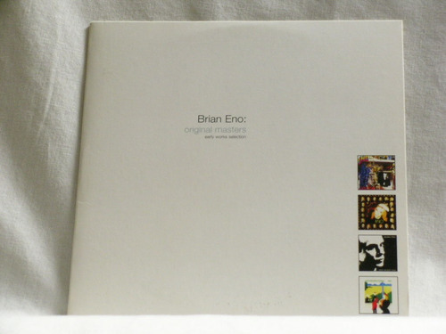 Brian Eno Original Masters Cd 8 Tracks Made In Holland 200 