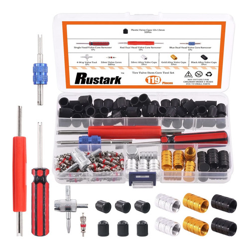 Rustark 119 Herramienta Extraccion Nucleo Valvula Tapa Doble