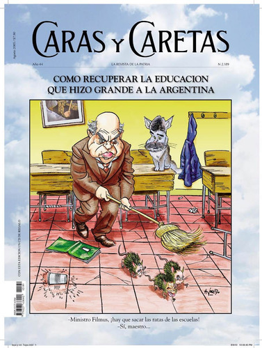 Revista Caras Y Caretas. Agosto 2005 Nº 2189