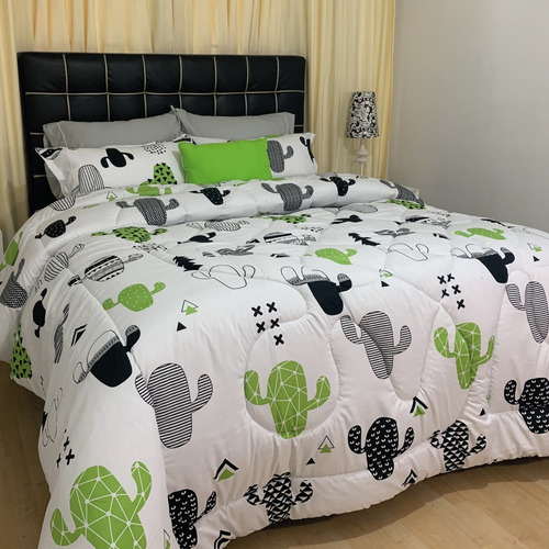 Imagen 4 de 6 de Plumón Doble Estampado Captus + Fundas