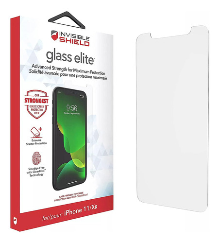 Protector De Pantalla Zagg Elite Glass P/ iPhone 11 Y Xr